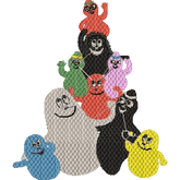 Barbapapa - Pack of 11 Designs - Embroidery Design - FineryEmbroidery